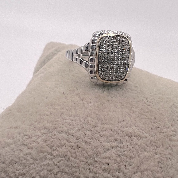 Vintage Diamond 14kt solid yellow gold Ring - Picture 9 of 10